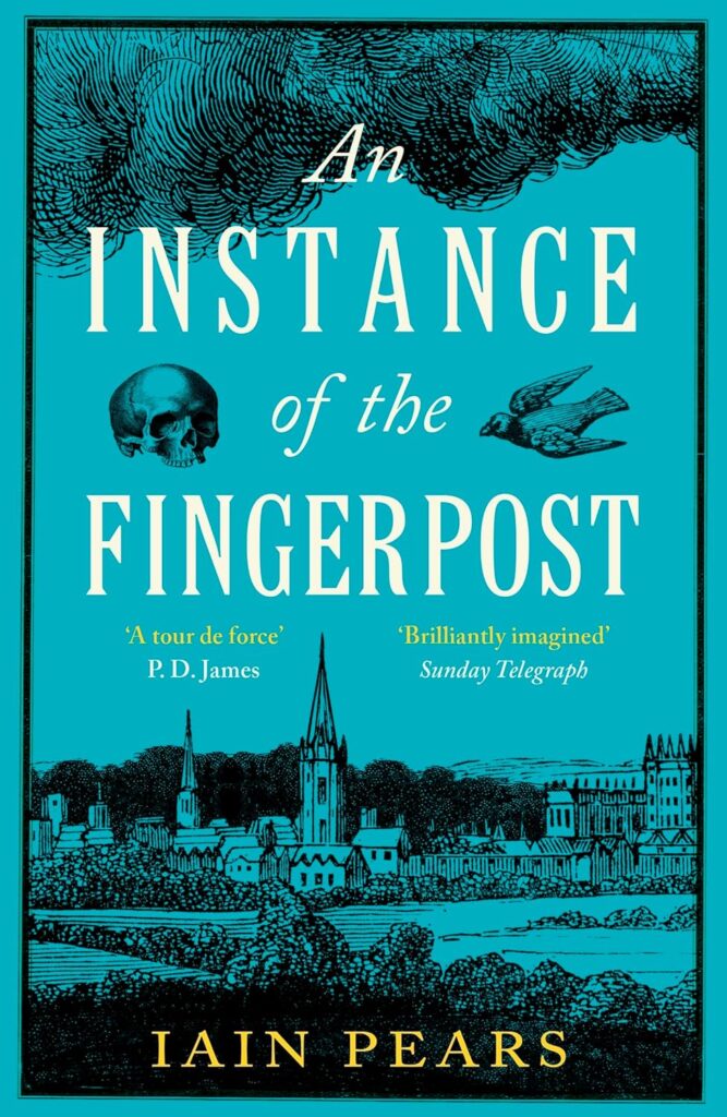 An Instance of the Fingerpost Iain Pears Book Cover