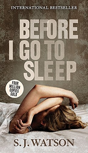 Before I Go to Sleep SJ Watson Book Cover