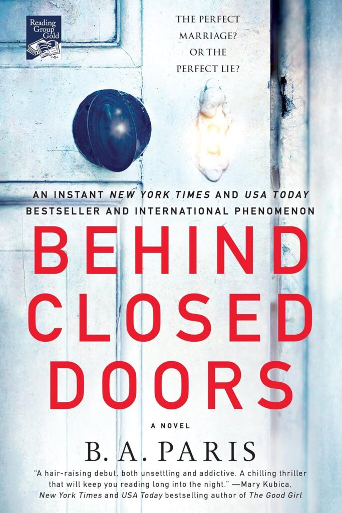 Behind Closed Doors B.A. Paris Book Cover