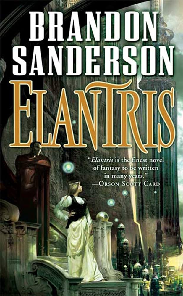 Elantris Brandon Sanderson Book Cover