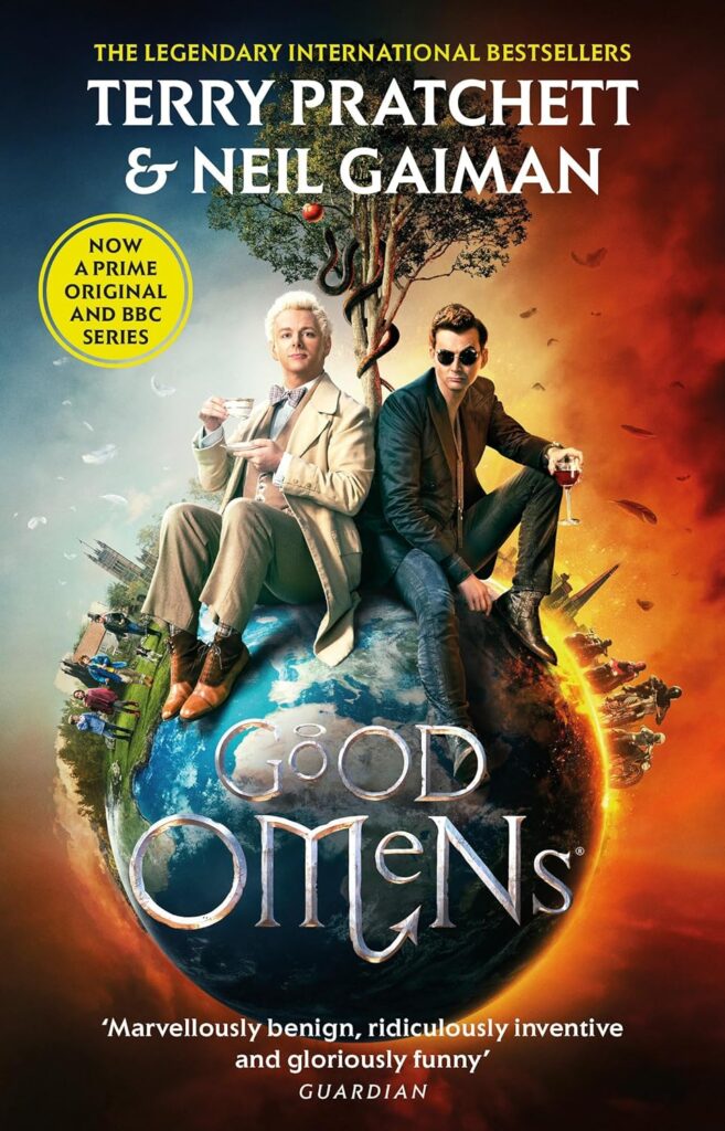 Good Omens Neil Gaiman and Terry Pratchett Book Cover