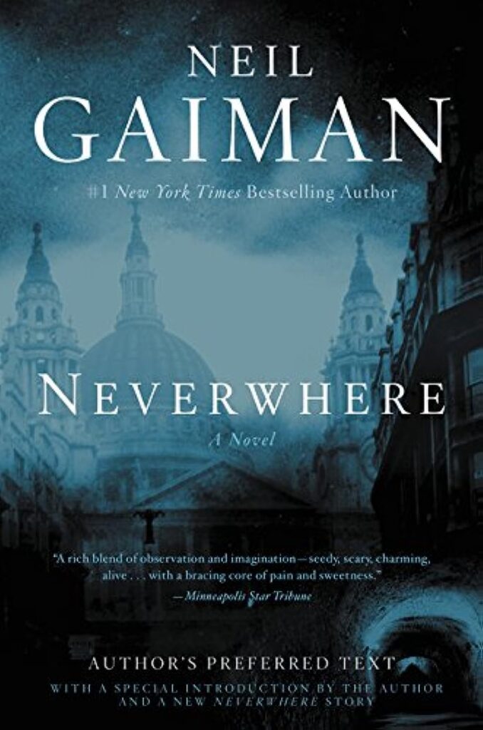 Neverwhere Neil Gaiman Book Cover