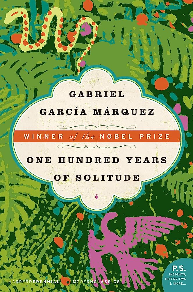 One Hundred Years of Solitude Gabriel García Márquez Book Cover