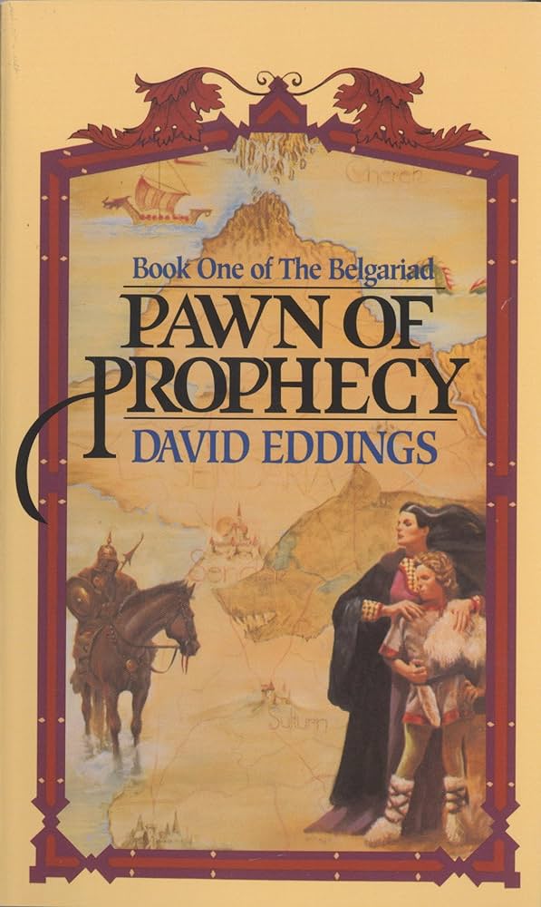 The Belgaraid The Pawn of Prophecy David Eddings Book Cover