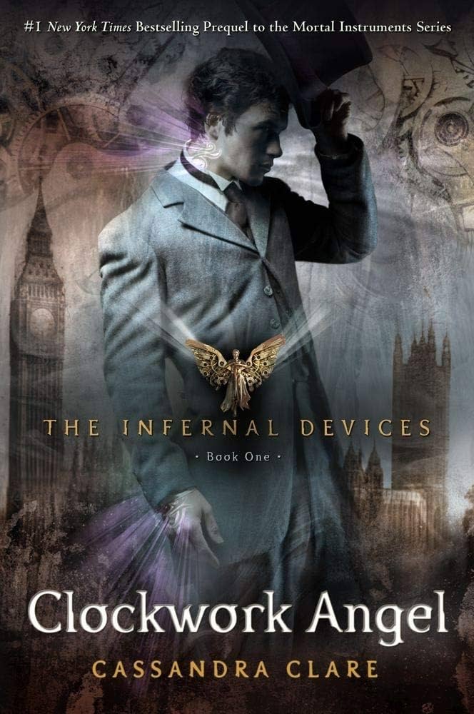 The Infernal Devices Clockwork Angel Cassandra Clare Book Cover