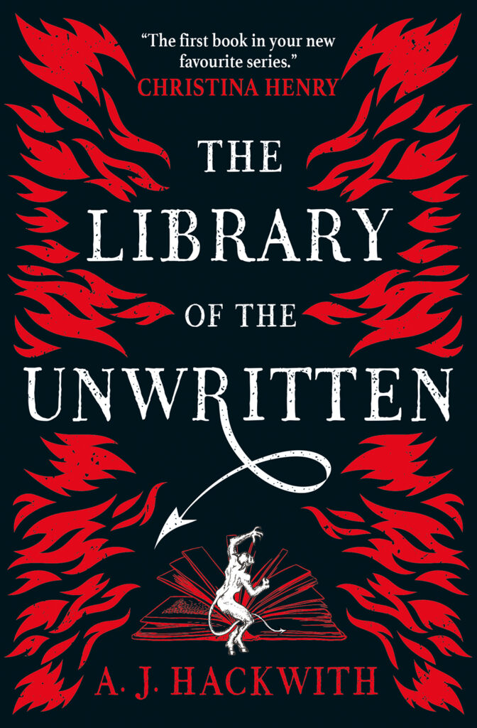 The Library of The Unwritten A.J. Hackwith Book Cover