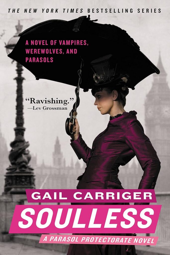 The Parasol Protectorate Soulless Gail Carriger Book Cover