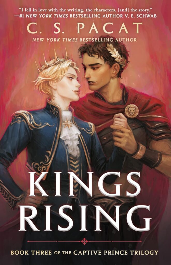 Captive Prince Trilogy Kings Rising CS Pacat Book Cover