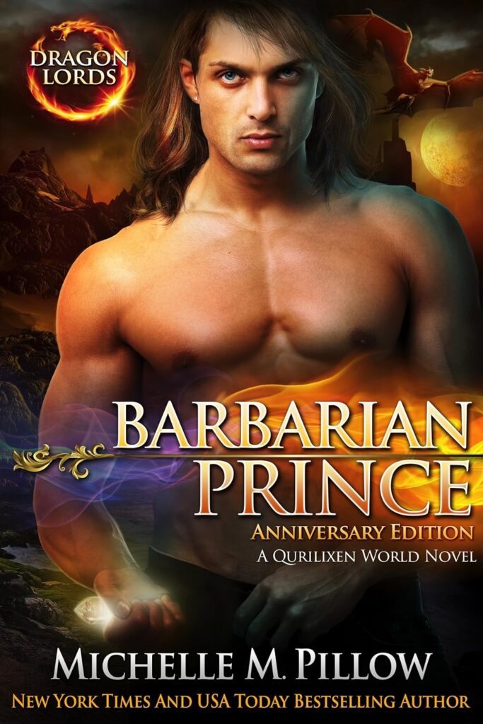 Dragon Lords Barbarian Prince Michelle M. Pillow Book Cover