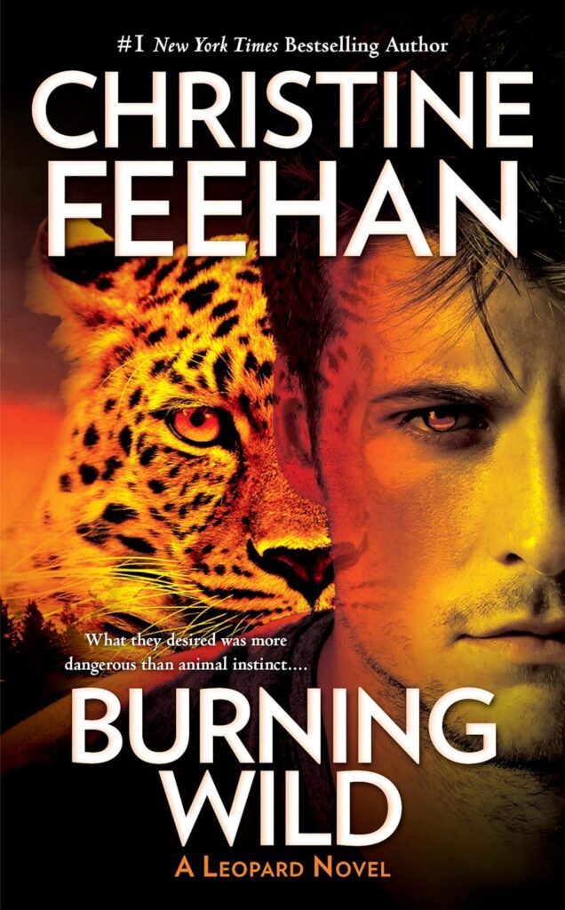 Leopard Burning Wild Christine Feehan Book Cover