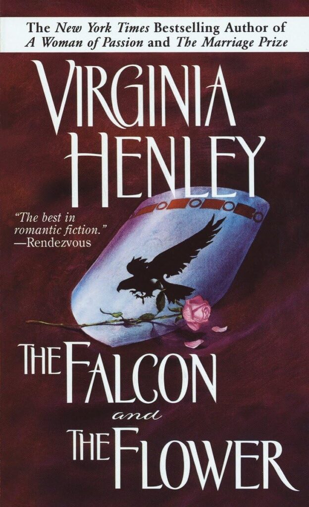 The Falcon and the Flower Virginia Henley Book Cover